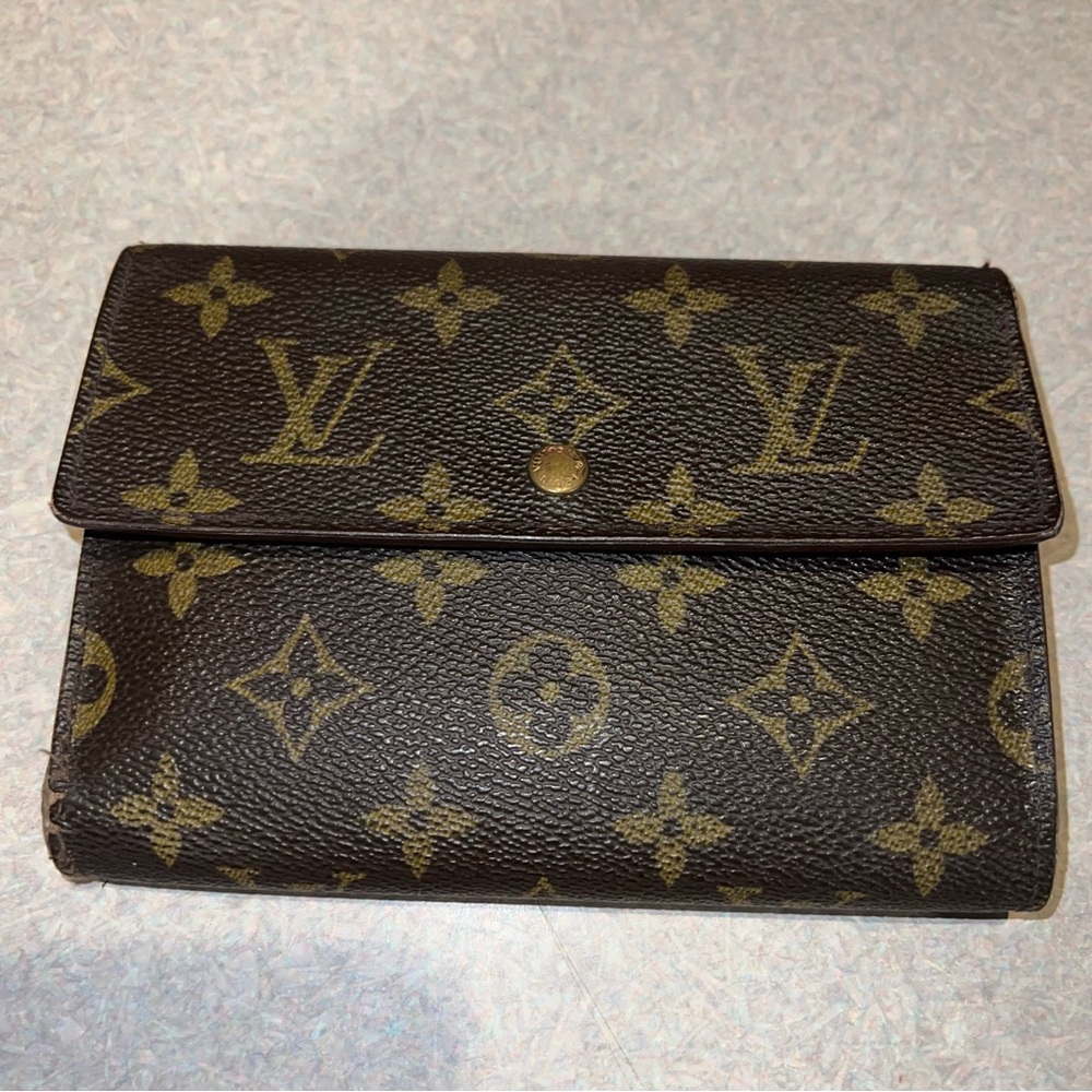 Vintage Louis Vuitton Brown and Gold Monogram